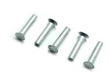 US Stock 100x 5mm Dia 25mm Shank CSK Flat Countersunk Head Aluminum Solid Rivets