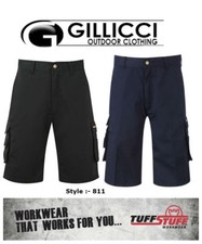 TUFF STUFF PRO SAFETY WORK WORKWEAR SHORTS TROUSERS HARD TOUGH BRANDED SAFE 