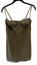 Urban Outfitters Brenna Bustier Dress Olive Green Size Large Mini Dress Sexy