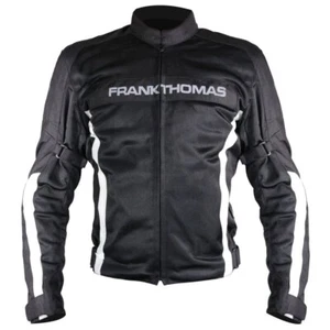 Frank Thomas Venom Mesh Textile Motorcycle Jacket Mens Black