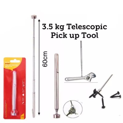 Amtech S2240 Telescopic Long Extend Magnetic Pickup Tool 3.5kg 8lb Lift Capacity