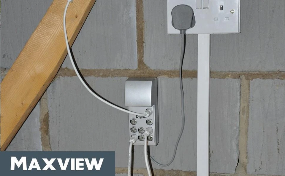 8 Way 4G TV Aerial Signal Booster 1 In 8 Out Freeview HD DAB Distribution Amp - Image 4 of 4