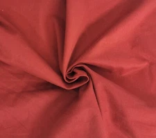 Red 100% Brushed Cotton Twill Fabric by the Yard 300GSM 8/23
