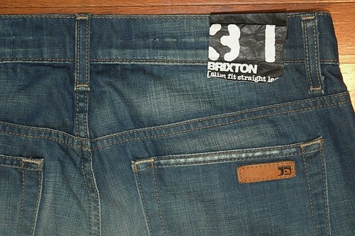 JOE's -'BRIXTON' SLIM Fit STRAIGHT Leg Blue Jeans - Men Size 31 x 34 - NWT - Picture 2 of 5