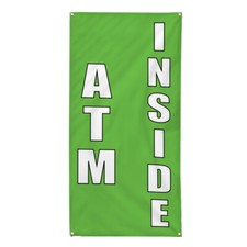 Vertical Vinyl Banner Multiple Sizes Atm Inside C Business Outdoor