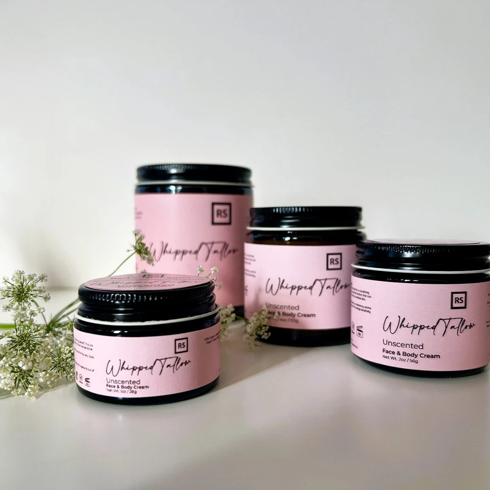 Unscented Whipped Tallow | Organic All Natural | Whipped Grass Fed Beef Tallow - Image 2 of 4