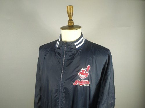 Cleveland Indians 1990s MLB Vintage Jacket Pro Player Men's Size 2XL - Picture 5 of 13