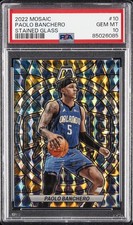 2022 PANINI MOSAIC STAINED GLASS #10 PAOLO BANCHERO ROOKIE RC PSA 10