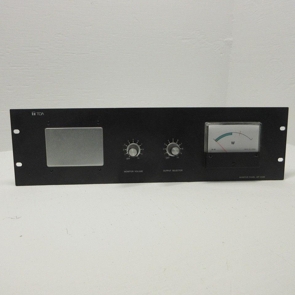 TOA Corporation MP-032B Monitor Panel 10-Channel Amplified Rack MP032B ...