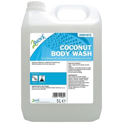 2Work Coconut Body Wash Mild Formula 5 Liter Großflasche 2W01072