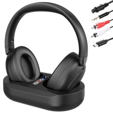 Wireless Headphones for TV Watching with Charging Dock, Easy Setup  Comforta...