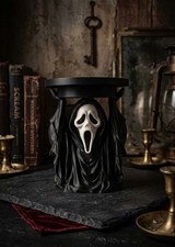 Halloween Ghost Face Scream 3 Wick Candle Holder Horror Halloween Ghost Face Scream 3 Wick Candle Holder Horror