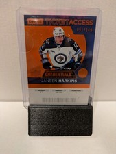 2021-22 Upper Deck Credentials Debut Ticket Access Jansen Harkins #51/149