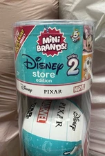 Zuru Mini Brands Disney Store Edition Series 2 Surprise Balls Brand New Lot of 4