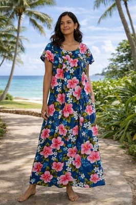 vintage muumuu dresses Design Hawaiian Dress lounge or vacation wear. Traditional Hawaiian Muumuu Dresses 