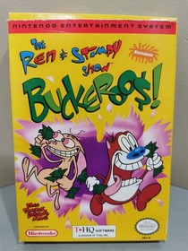 The Ren & Stimpy Show Buckeroos! Original NES Game - Nintendo - No Poster