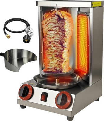 #ad XHINBWYEK 2 Burner Vertical Shawarma Grill 750°F Propane Kebab Machine $145.98