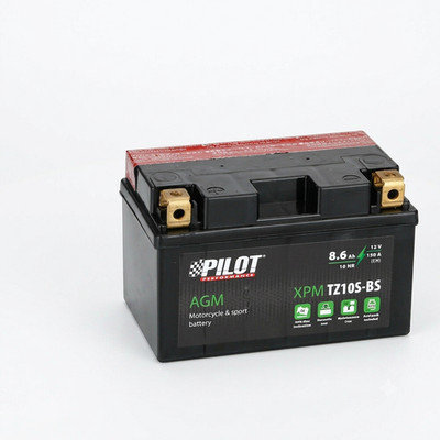 Batterie 12V - Pilot AGM - 8,6Ah - 150A TZ10SBS HONDA CB 400 Super Four 99/07