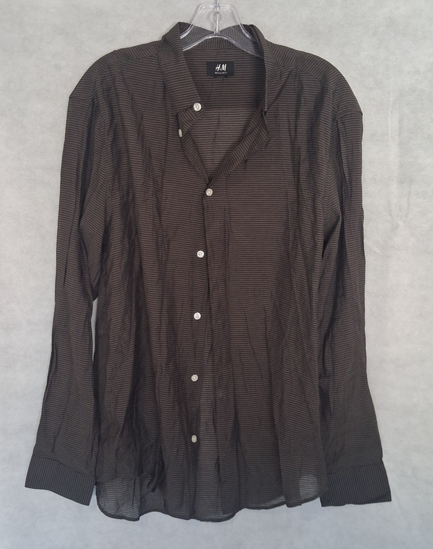 Bones TV Show Wardrobe Production Used David Boreanaz Booth LS Shirt (01)