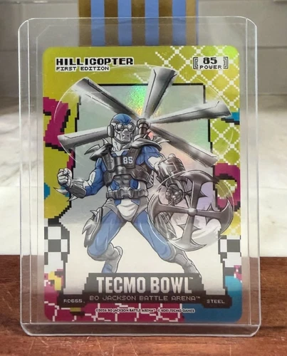 2026 Bo Jackson Battle Arena Hillicopter (Drew Hill) Steel 80's 8-bit Rad #RD665
