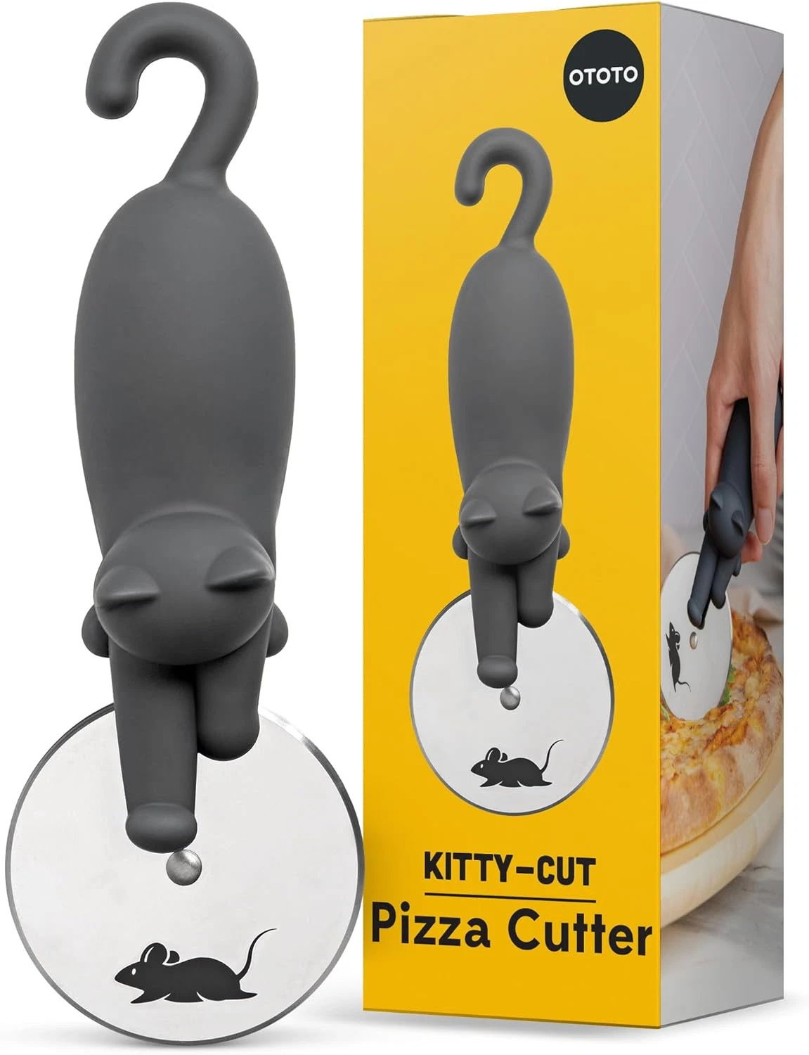 Kitty Cut Pizza Cutter Wheel - Pizza Cutters Stainless Steel, Funny Kitchen Gadg
Opens in a new wind