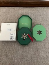 Swarovski Crystal Annual Edition 2024 Festive Ornament, Gold, 5674349- US seller