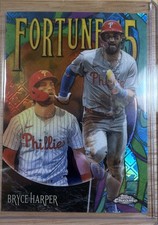 2025 Topps Chrome Logofractor Edition - Fortune 15 Bryce Harper #F15-6