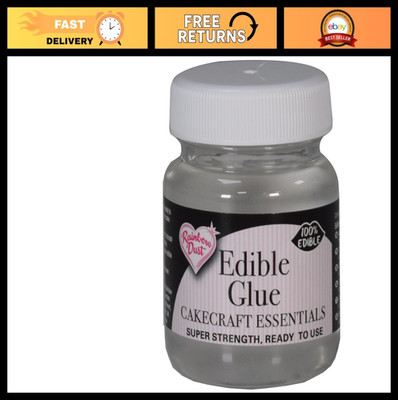 Edible Glue for Cake Decorating - Rainbow Dust SCE 50ml Loose Pot, Food Safe