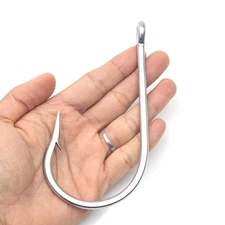 Tuna Extra Big Game Fishing Hook Stainless Steel Large Giant Shark Hook 5/0~16/0