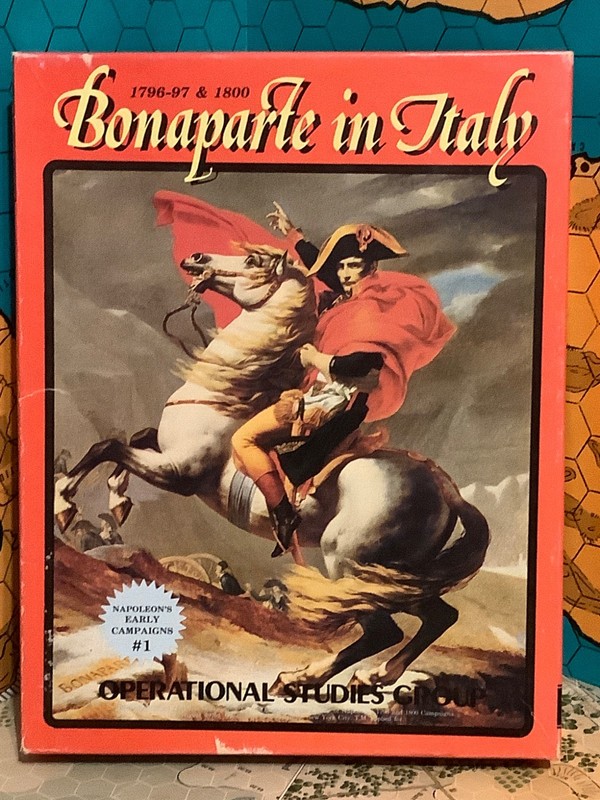 Bonaparte in Italy UNPUNCHED OSG 1979 Napoleons 1st campaigns Austria  +MARENGO!