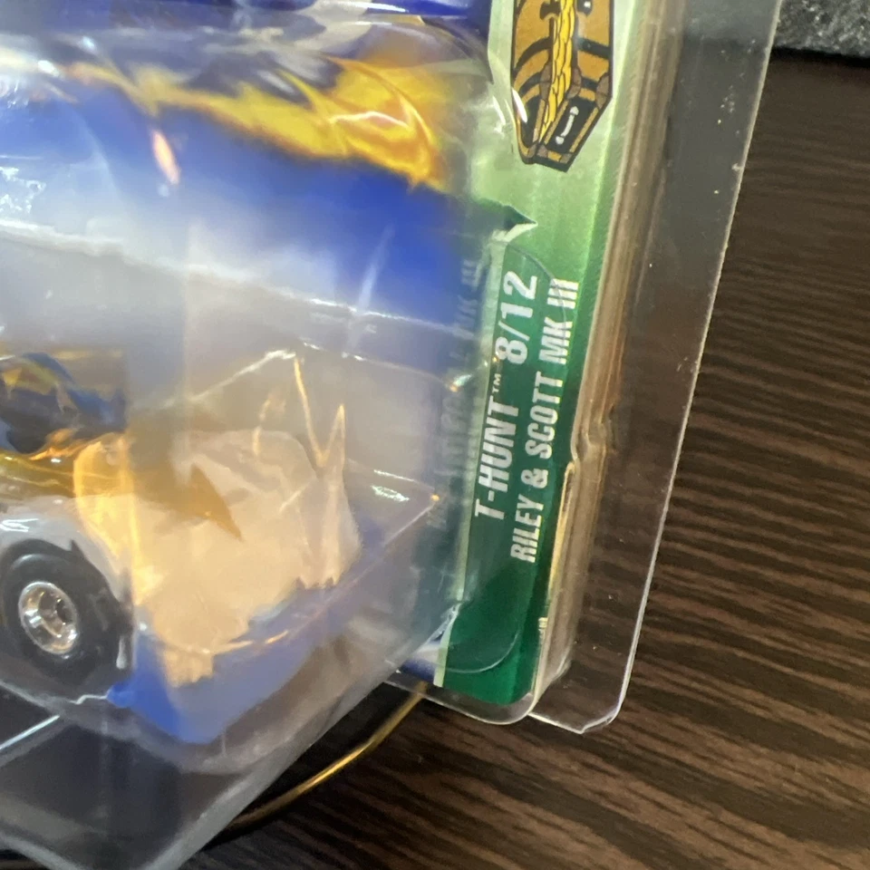 Neumáticos de goma Hot Wheels 2003 Treasure Hunt Riley & Scott MK III RAROS 8 de 12 sin usar, en caja Foto 3 de 4