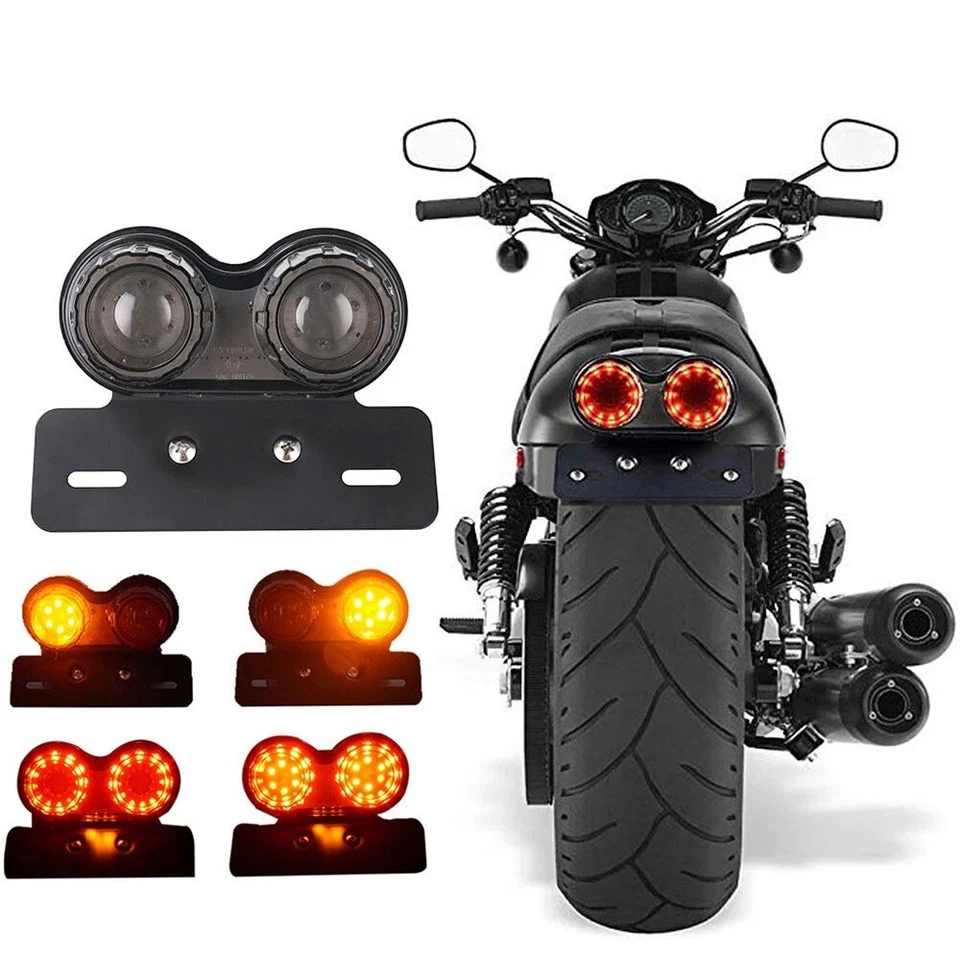 For Tuono 1000R LED Motorcycle Brake Light Signal Lamp W/License Plate Bracket - Изображение 3 из 4