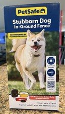PetSafe Stubborn Dog In Ground Fence NEW open box With add on collar
