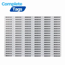 Sensormatic Ultra Strip - Barcode - 1 Box (5,000 Tags)