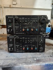 Lot of 2 - Sony Model CCU-M3 Camera Control Unit UNTESTED