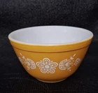Vintage Pyrex Butterfly Gold 401 Nesting Mixing Bowl