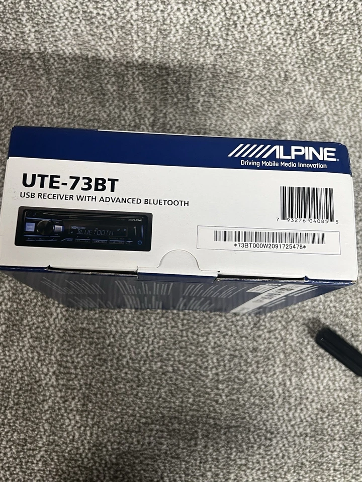 UTE-73BT Alpine Digital Media Receiver Head Unit Single-Din Radio Pandora - Image 3 of 4