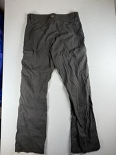 Wrangler Pants Mens 34x30 Gray Outdoor Cargo Workwear Hiking 10NW788AS stain