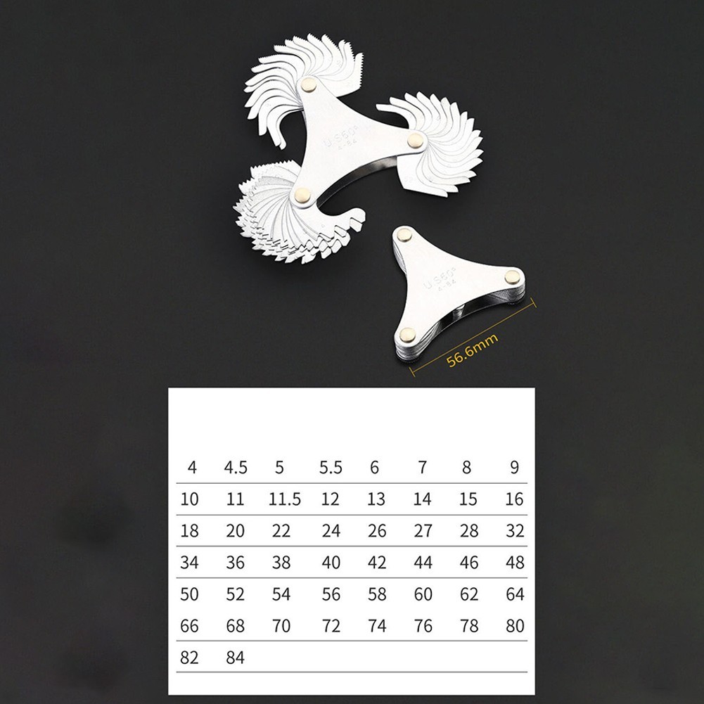 Thread Pitch Gauge Screw Caliper Gage Measuring Set Metric & Inch & America SAE