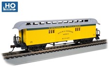 Bachmann Virginia & Truckee #21 Old TimeBaggage Car. HO Scale, #BAC15307