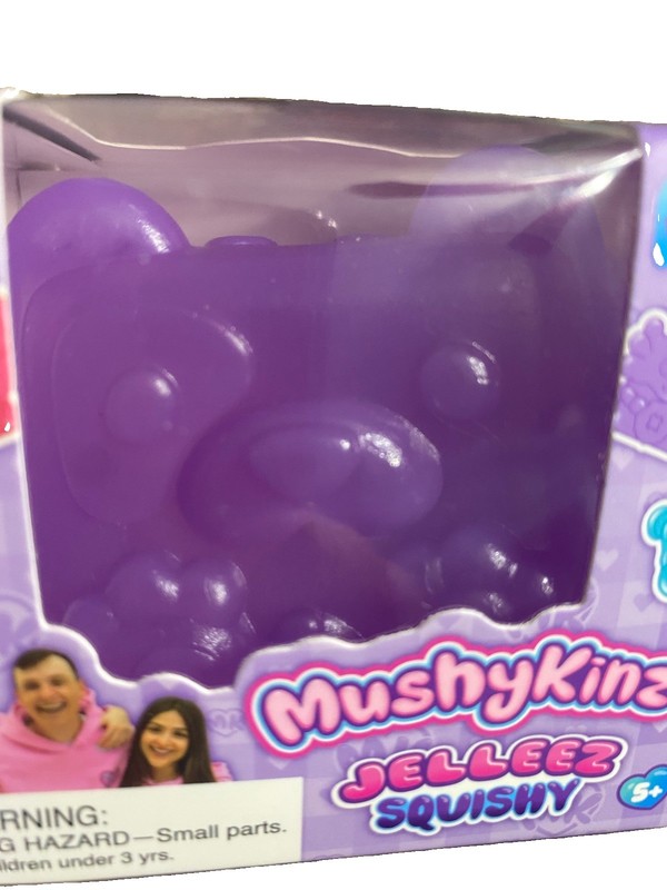 MushyKinz Iceez Taba Squishy Series 1 Shirley Purple Glitter Dog Squishy NIB