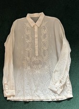 Filipino barong tagalog Traditional Chinese Collar Imported From Philippines