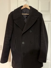 Polo Ralph Lauren Men’s Italy Pea Coat Wool Blend Size S RRP £945 Excellent Cond