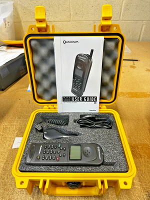 QUALCOMM GLOBALSTAR GSP-1600 TRI-MODE Sat phone w/Pelican Box