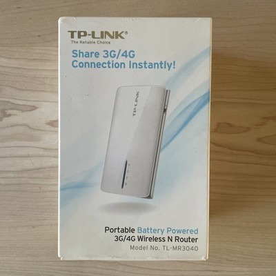 TP-Link Portable Battery Powered 3G/4G Wireless N Router TL-MR3040 Hotspot Wi-Fi