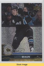 2017-18 Upper Deck Gold Rainbow Foil Justin Braun #154 READ 2js