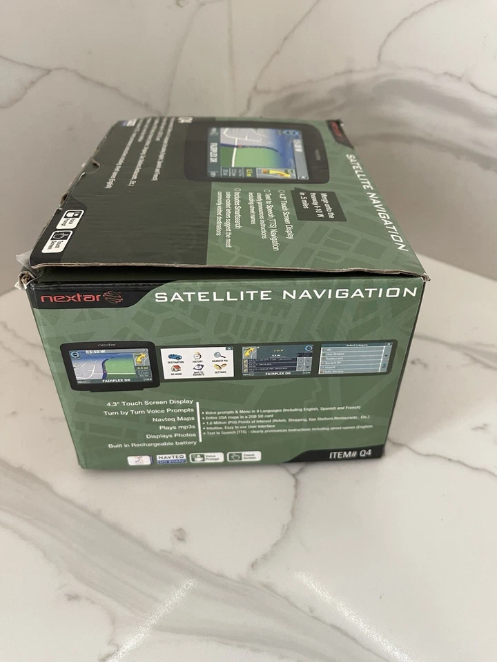 Nextar GPS Q4 Series NIB 4.3” Touchscreen TTS Voice Prompts Entire USA Map - Image 3 of 4