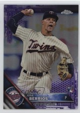 2016 Topps Chrome Purple Refractor 16/275 Jose Berrios #99 Rookie RC 11ff