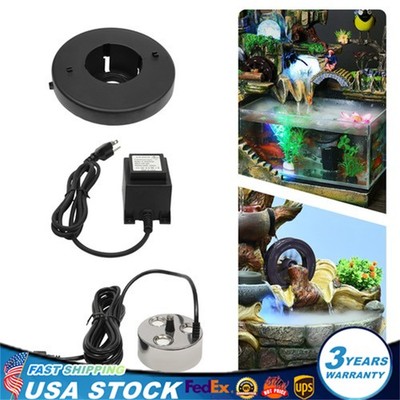 3-Head Ultrasonic Mist Maker Fogger Water Fountain Pond Atomizer Humidifier