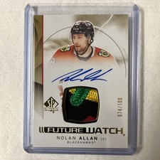 Nolan Allan Future Watch Patch Auto 074/100